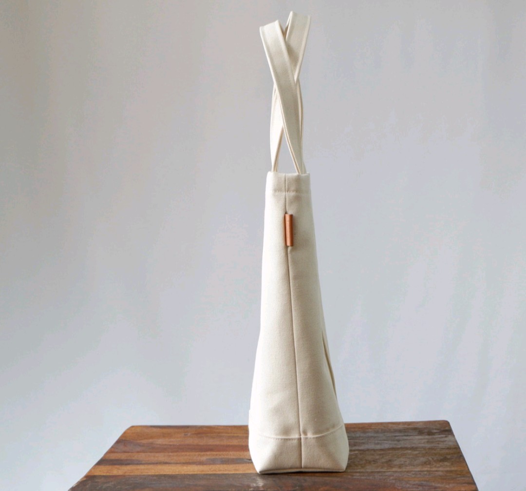 A4縦型トート | 生成り | 倉敷帆布